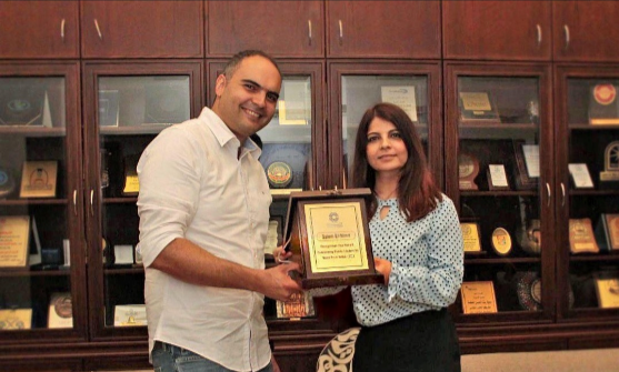 	Dr. Salem Al-Nimri Awarded an Exceptional Achievement Medal from NASA